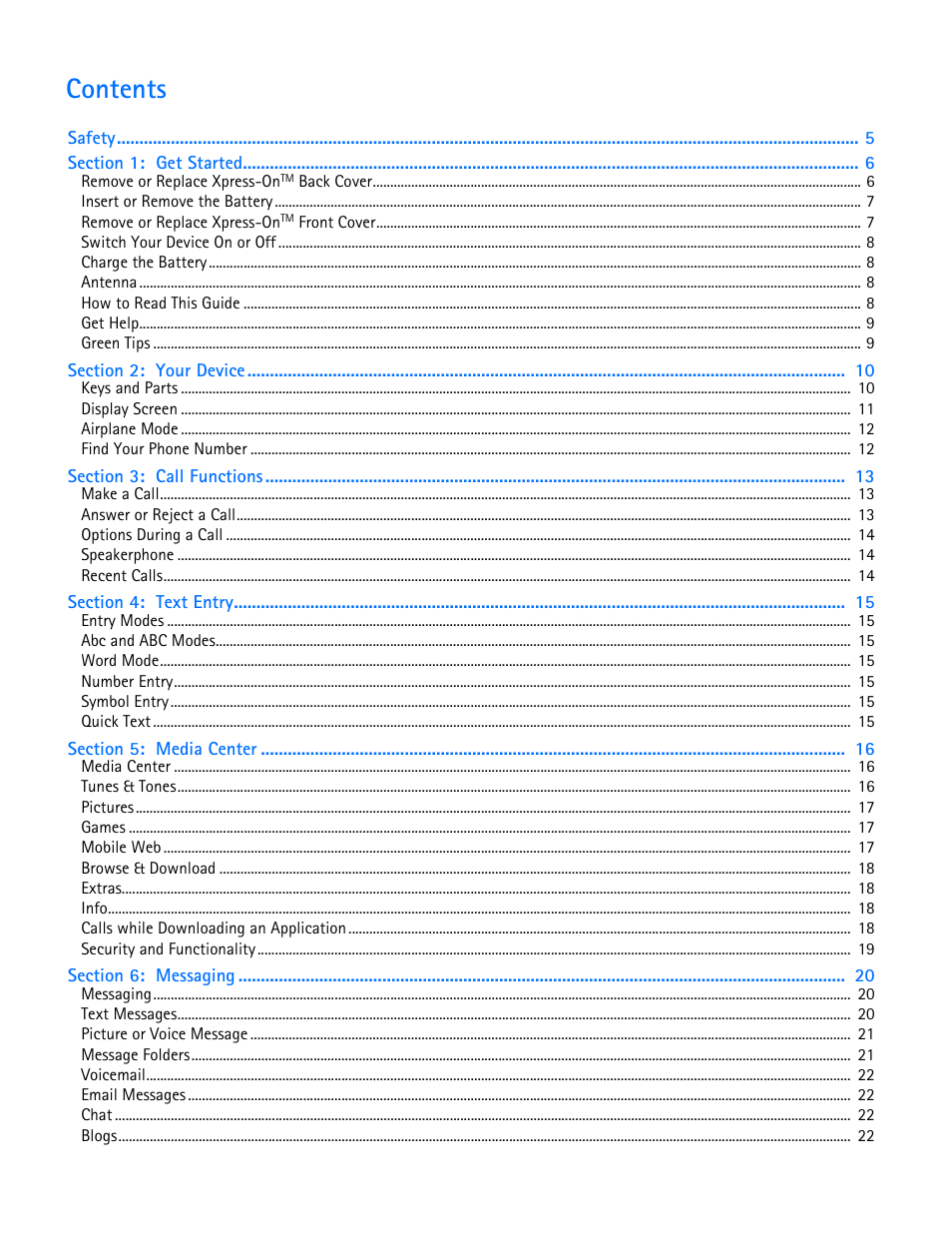 Nokia 2705 classic User Manual | Page 4 / 108
