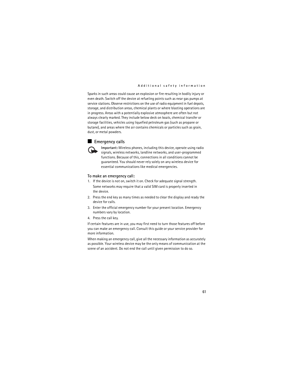 Nokia 6061 User Manual | Page 62 / 137
