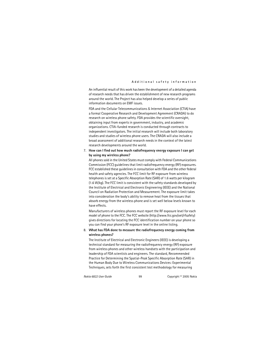 Nokia 6822 User Manual | Page 100 / 225