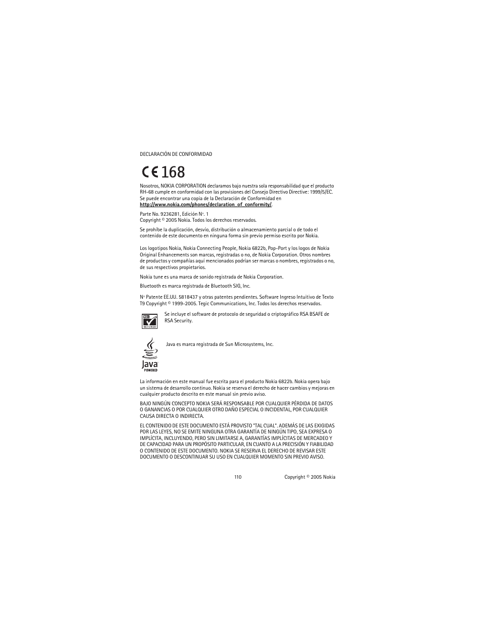Nokia 6822 User Manual | Page 111 / 225