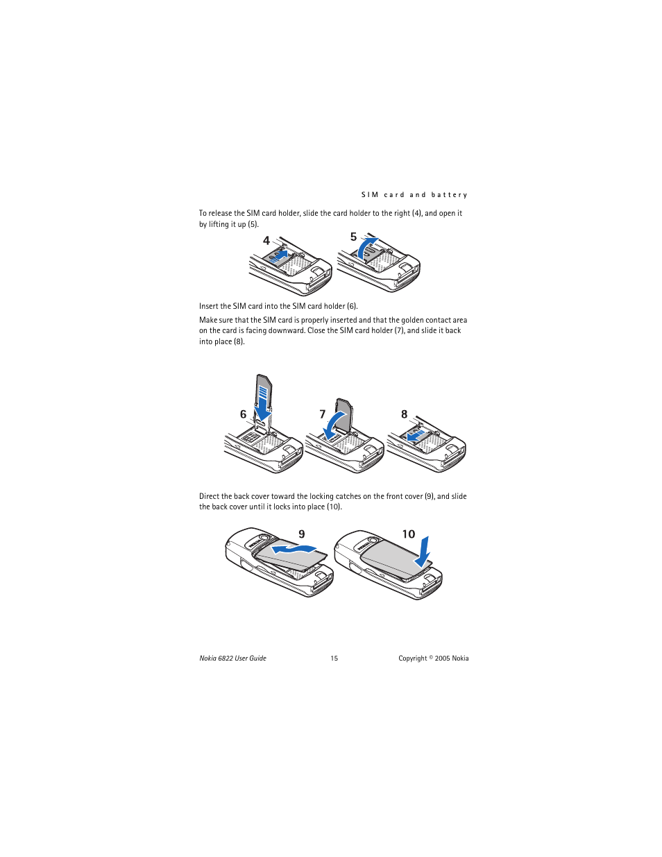 Nokia 6822 User Manual | Page 16 / 225