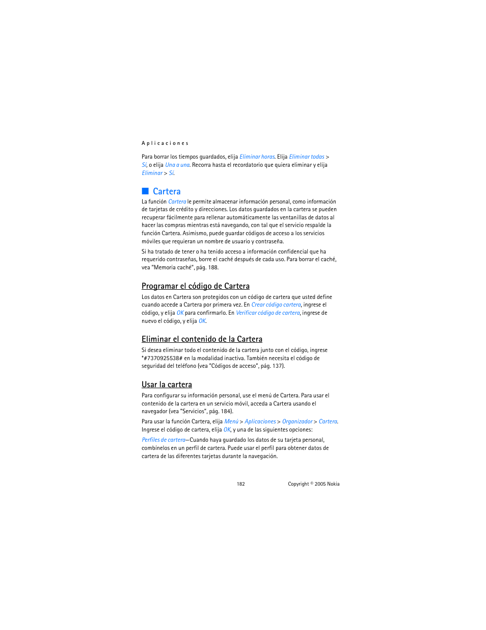 Nokia 6822 User Manual | Page 183 / 225