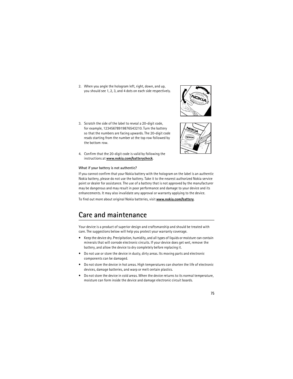 Care and maintenance | Nokia 6275i User Manual | Page 108 / 209