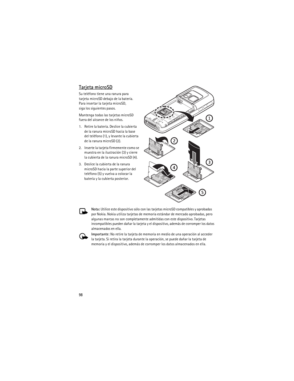 Tarjeta microsd | Nokia 6275i User Manual | Page 131 / 209