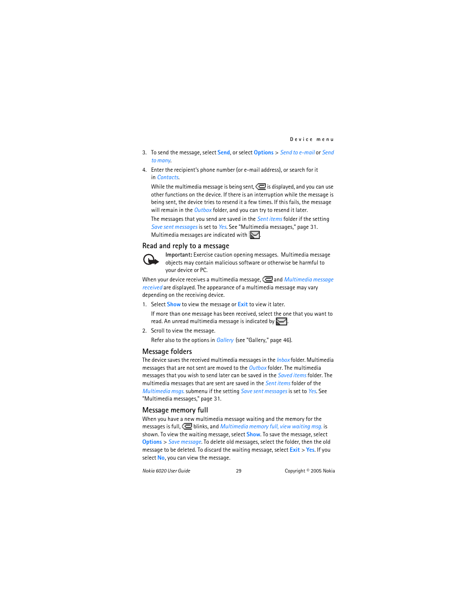 Nokia 6020 User Manual | Page 30 / 161