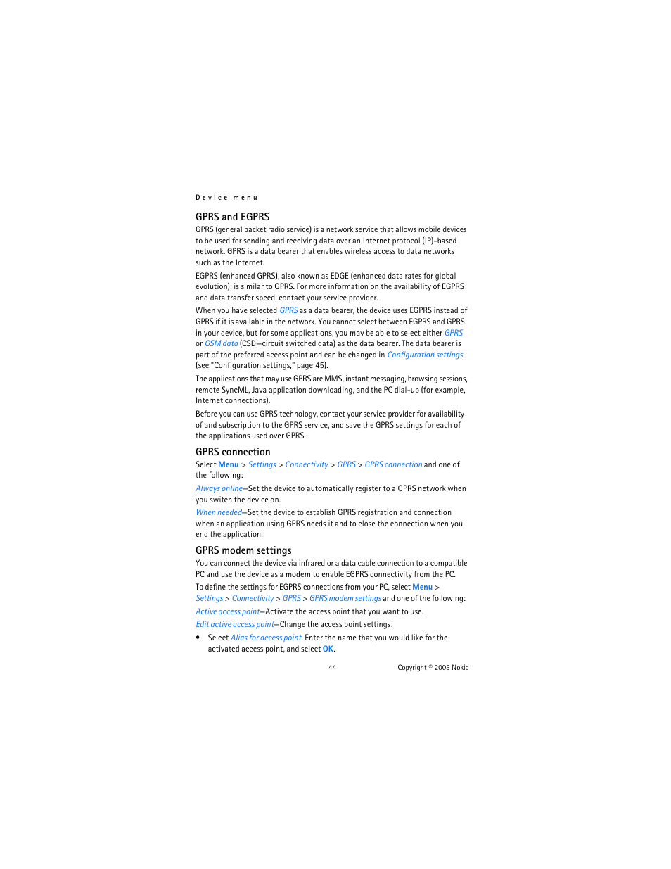 Nokia 6020 User Manual | Page 45 / 161