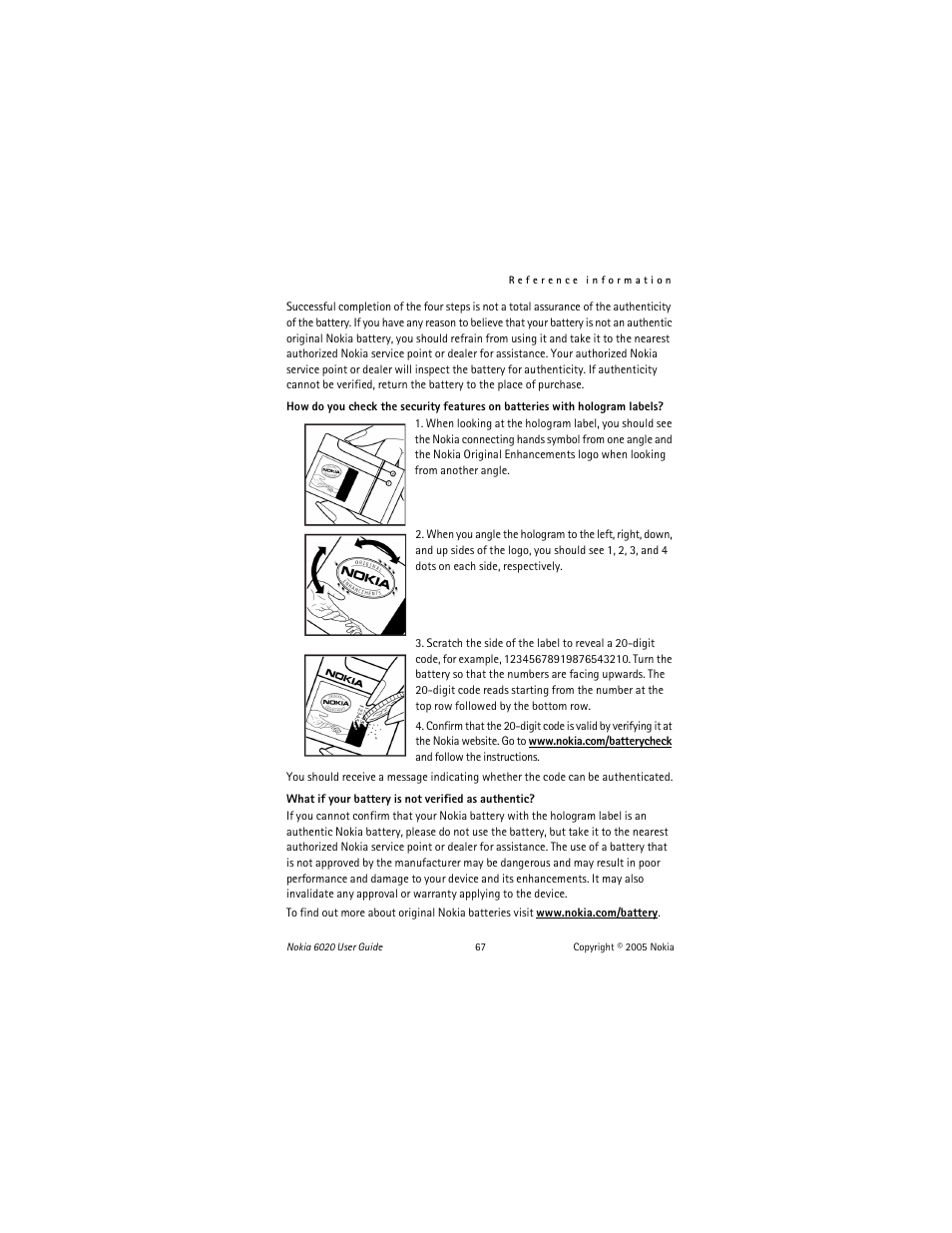 Nokia 6020 User Manual | Page 68 / 161