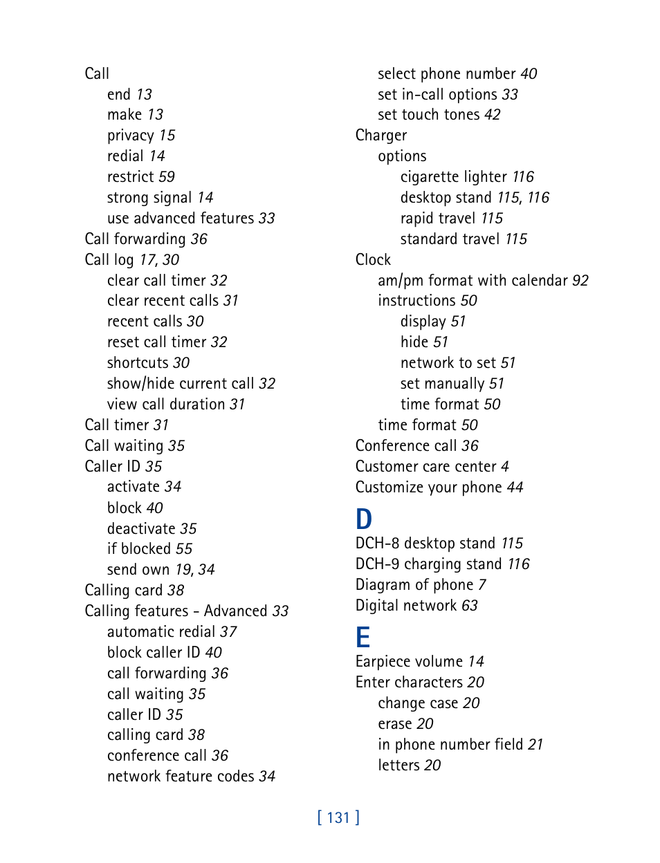 Nokia 3285 User Manual | Page 140 / 145