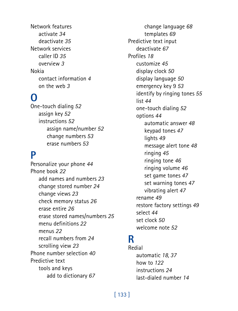 Nokia 3285 User Manual | Page 142 / 145