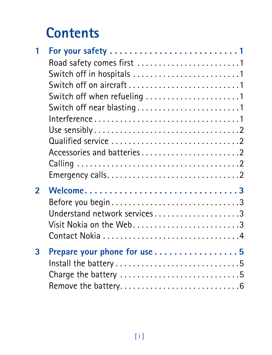 Nokia 3285 User Manual | Page 4 / 145