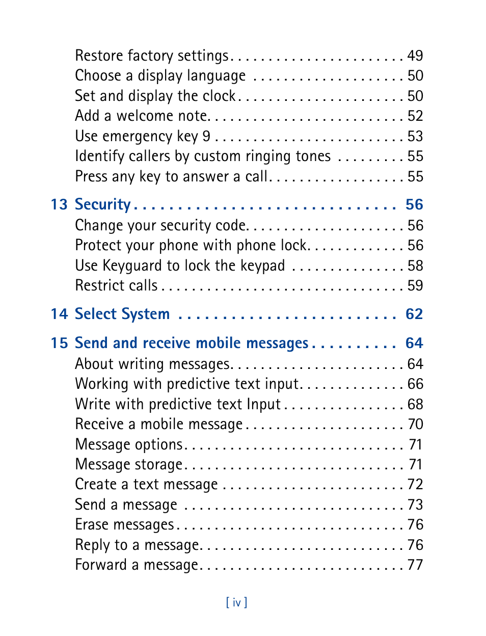 Nokia 3285 User Manual | Page 7 / 145