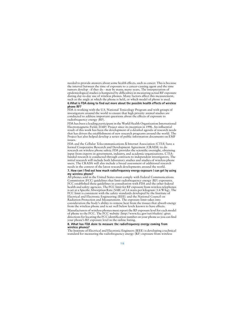 Nokia 6651 User Manual | Page 128 / 130
