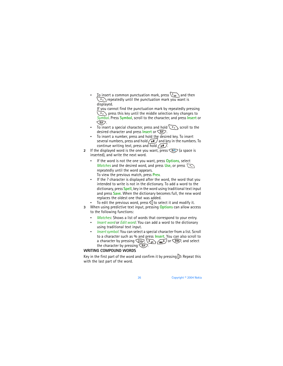 Nokia 6651 User Manual | Page 36 / 130