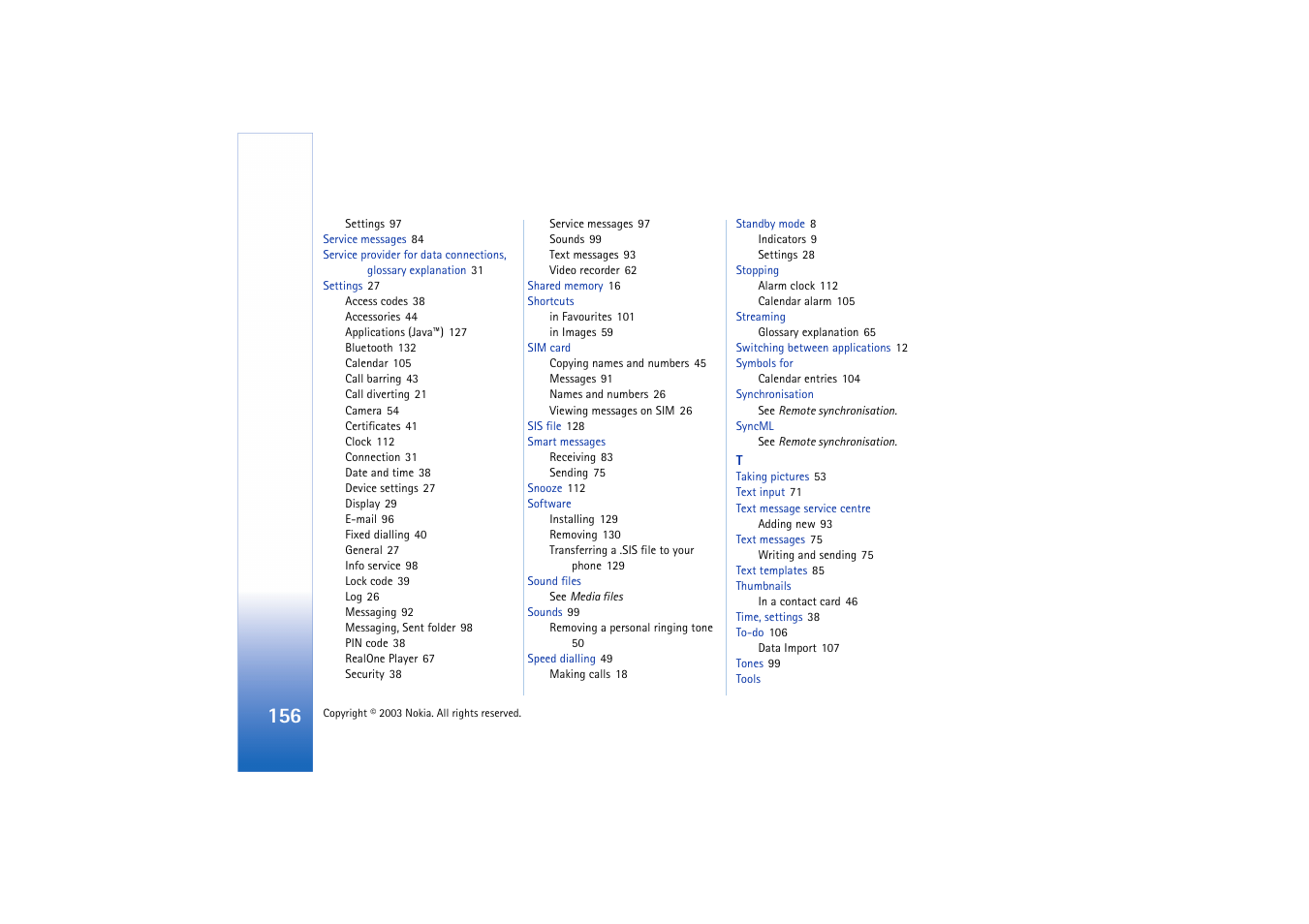 Nokia 3660 User Manual | Page 156 / 157