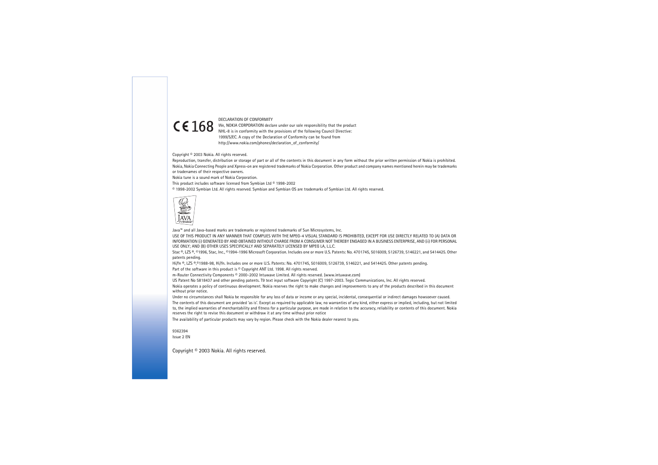 Nokia 3660 User Manual | Page 2 / 157