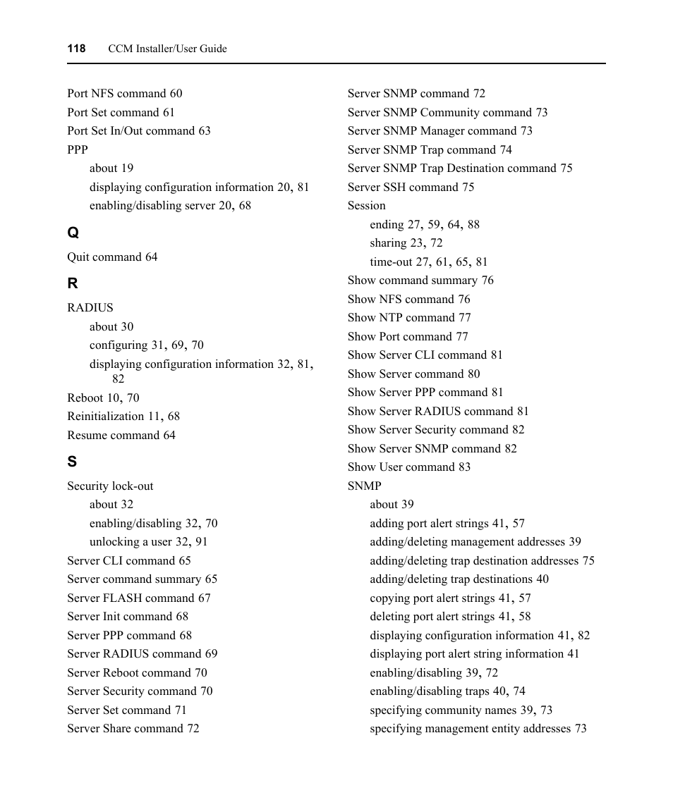 Avocent CCM User Manual | Page 132 / 136
