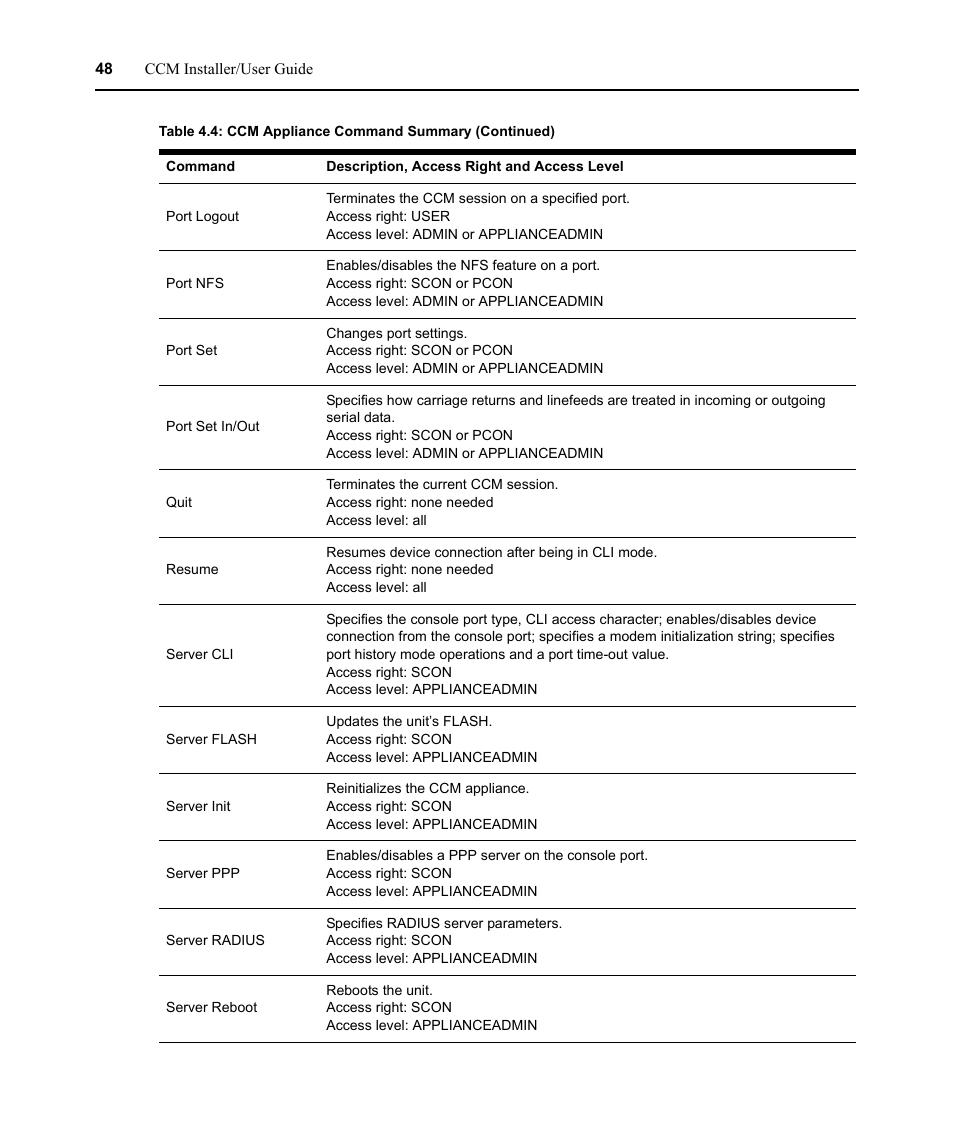 Avocent CCM User Manual | Page 62 / 136