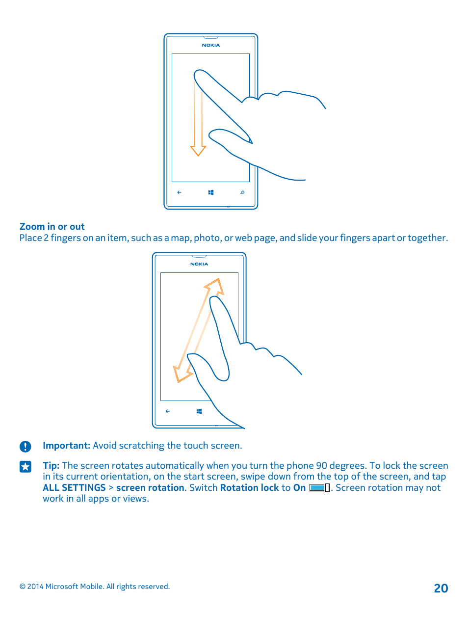 Nokia Lumia 520 User Manual | Page 20 / 109