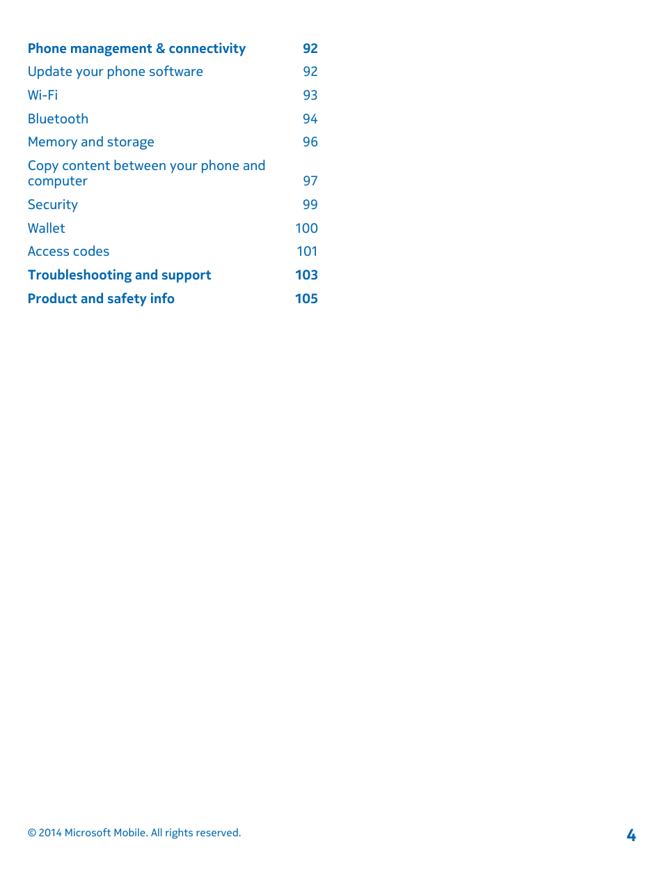 Nokia Lumia 520 User Manual | Page 4 / 109