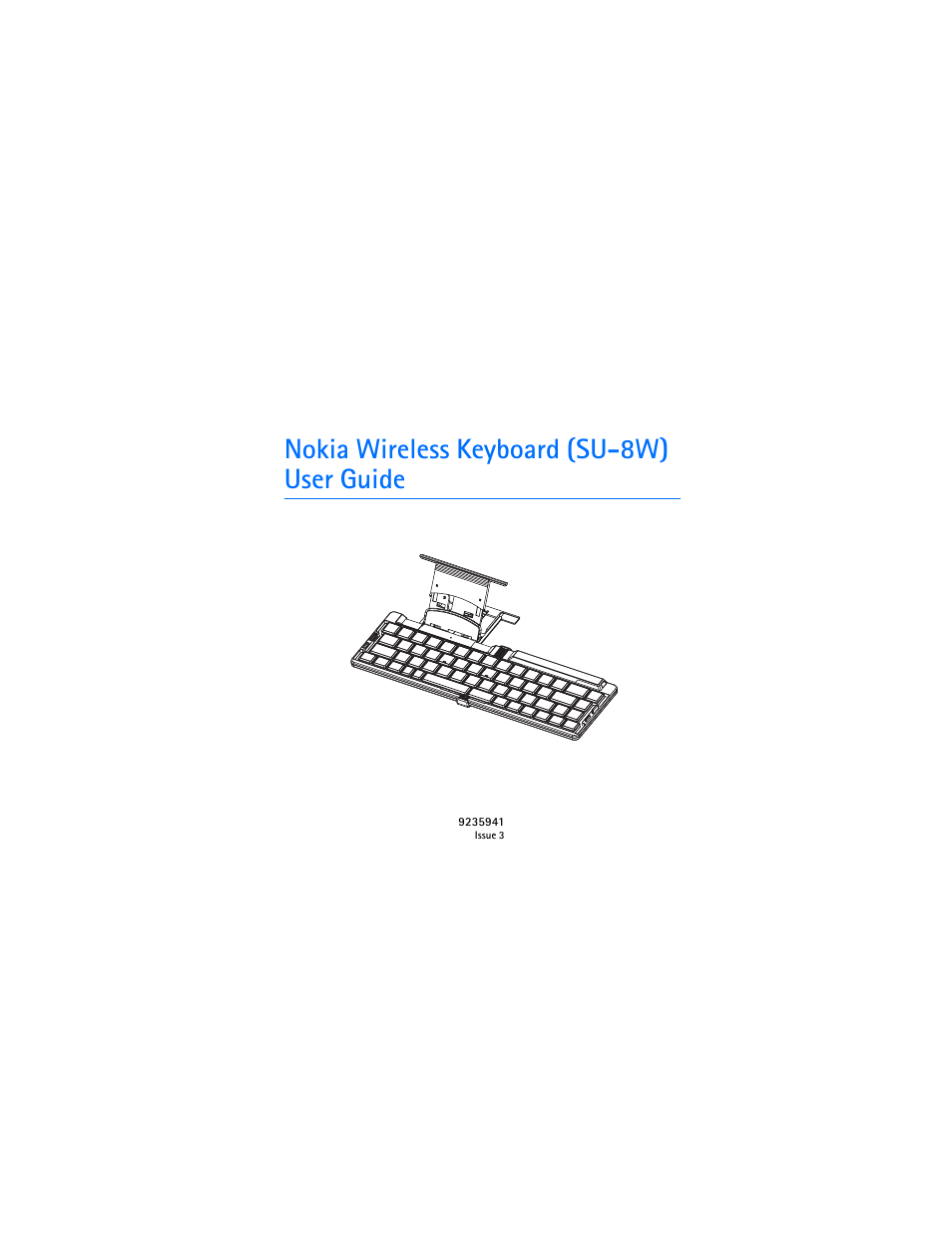 Nokia SU-8W User Manual | 88 pages