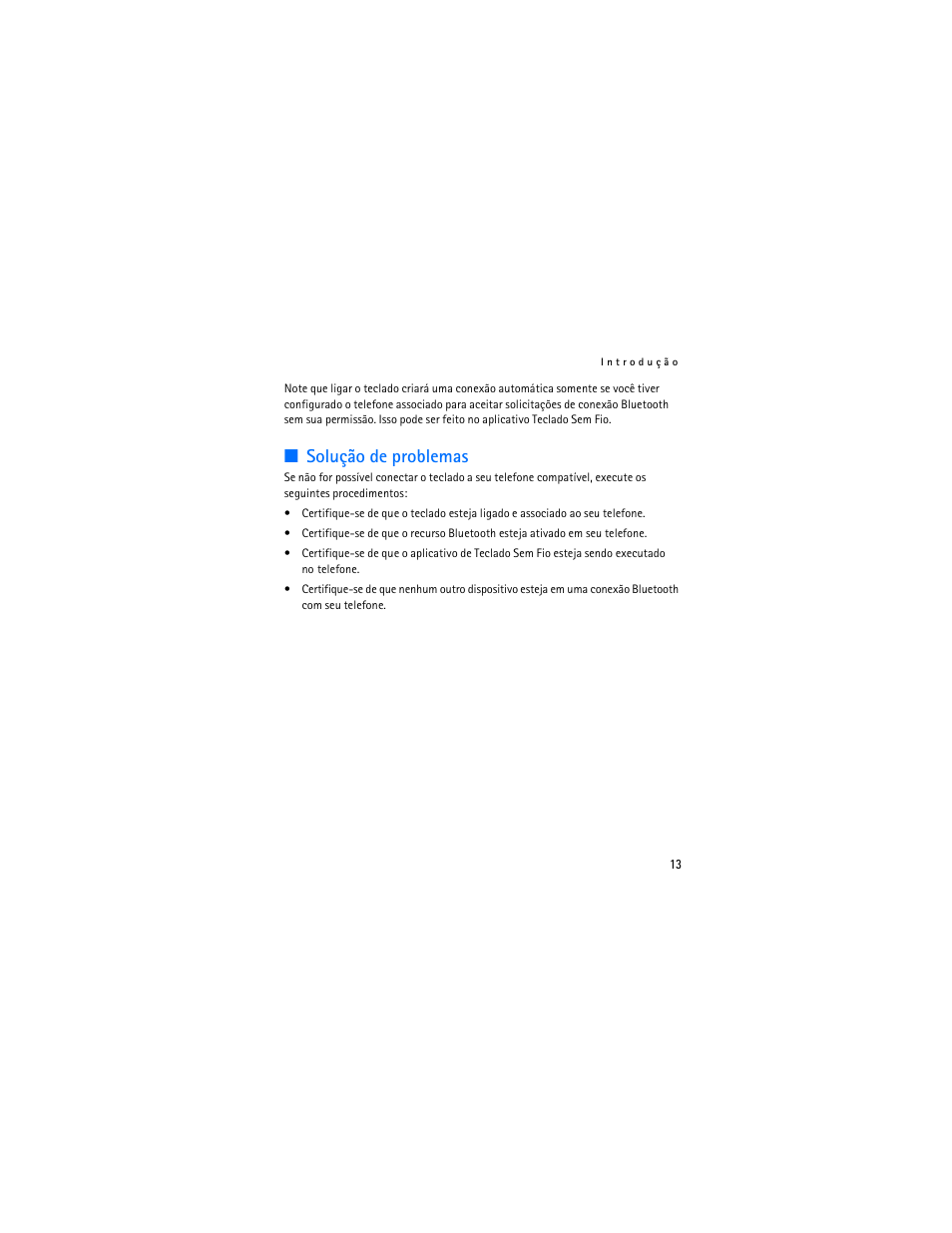 Solução de problemas | Nokia SU-8W User Manual | Page 53 / 88