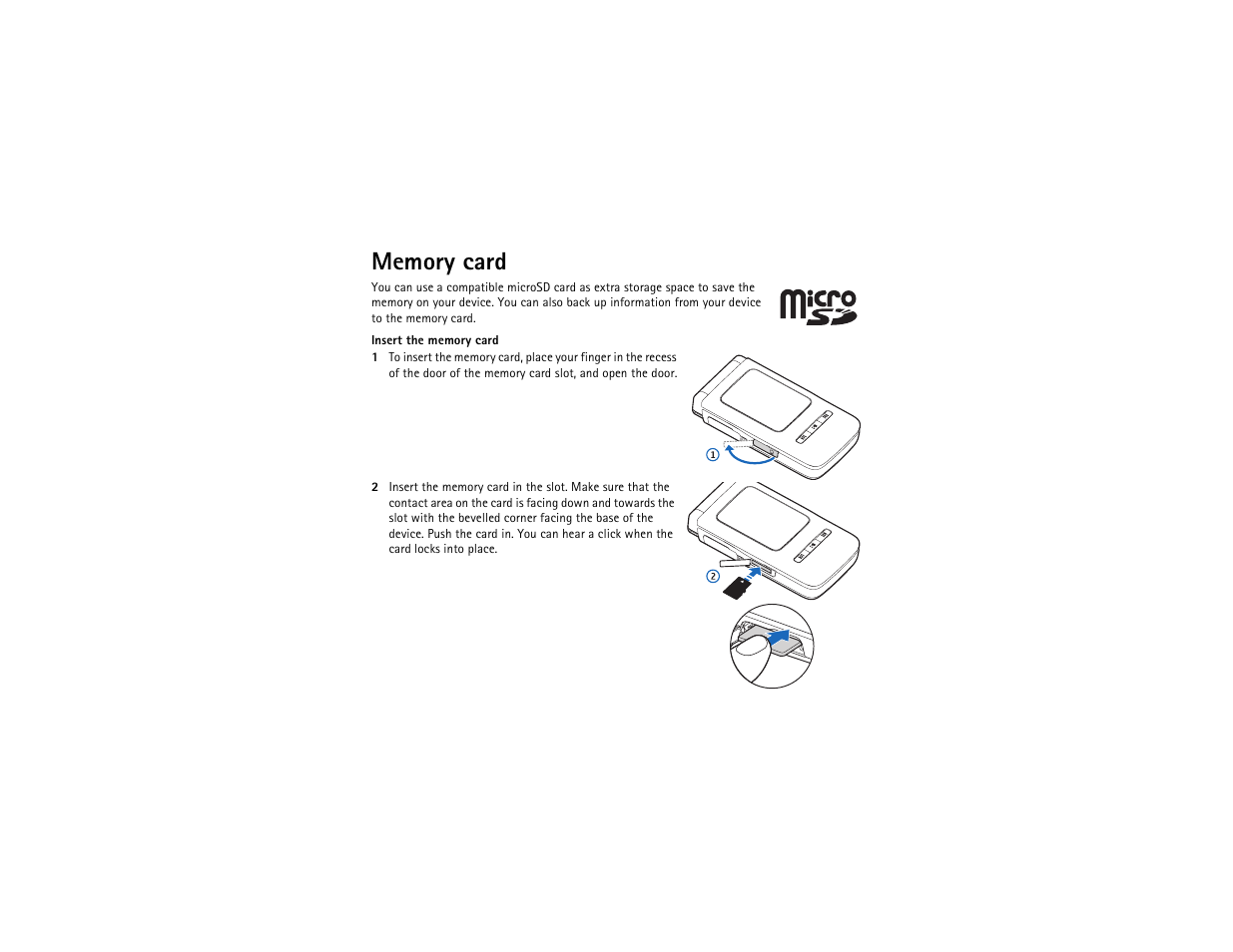 Memory card | Nokia N75 User Manual | Page 6 / 25