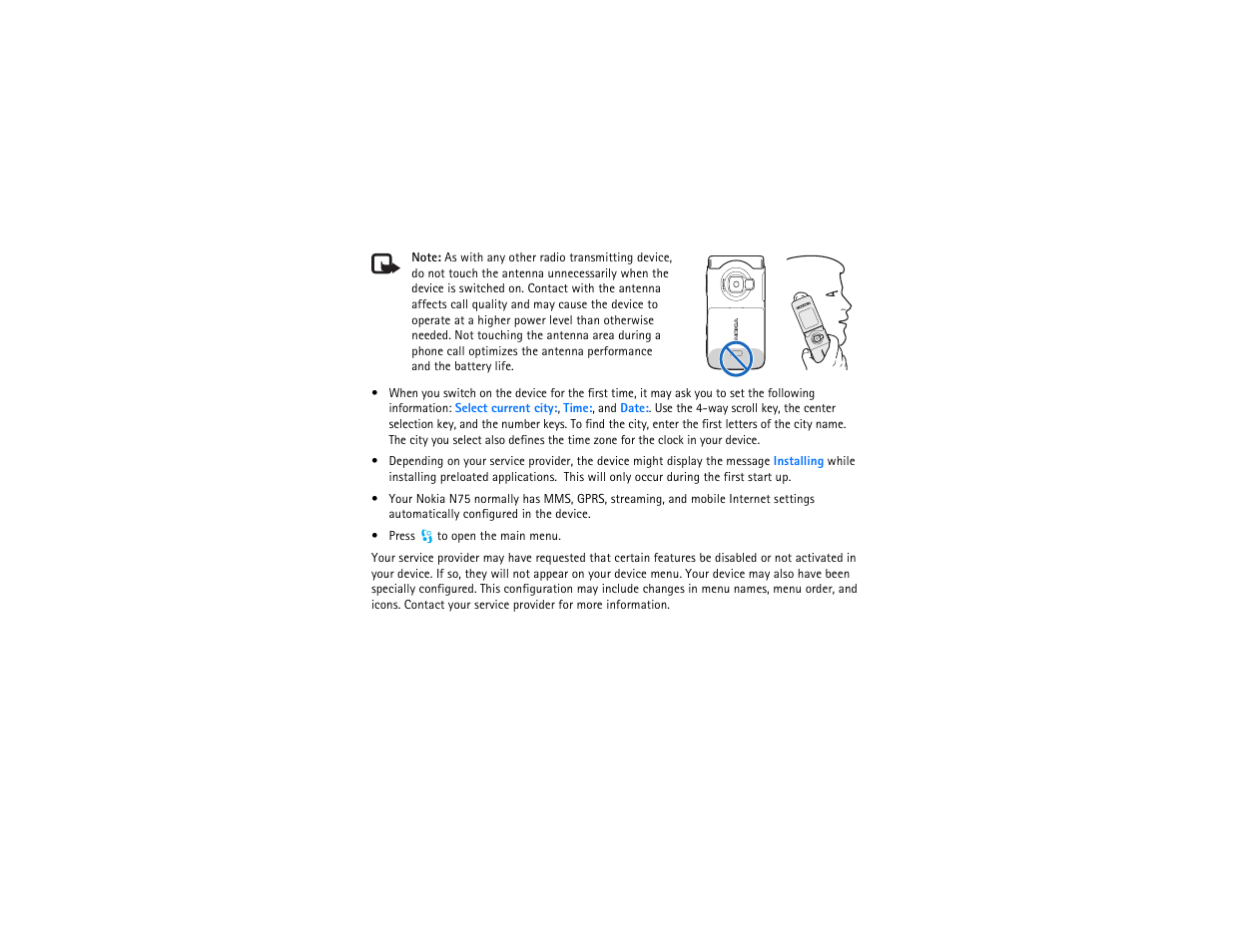 Nokia N75 User Manual | Page 8 / 25