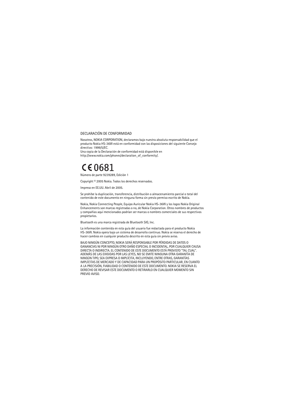 Nokia Wireless Headset HS-36W User Manual | Page 14 / 60