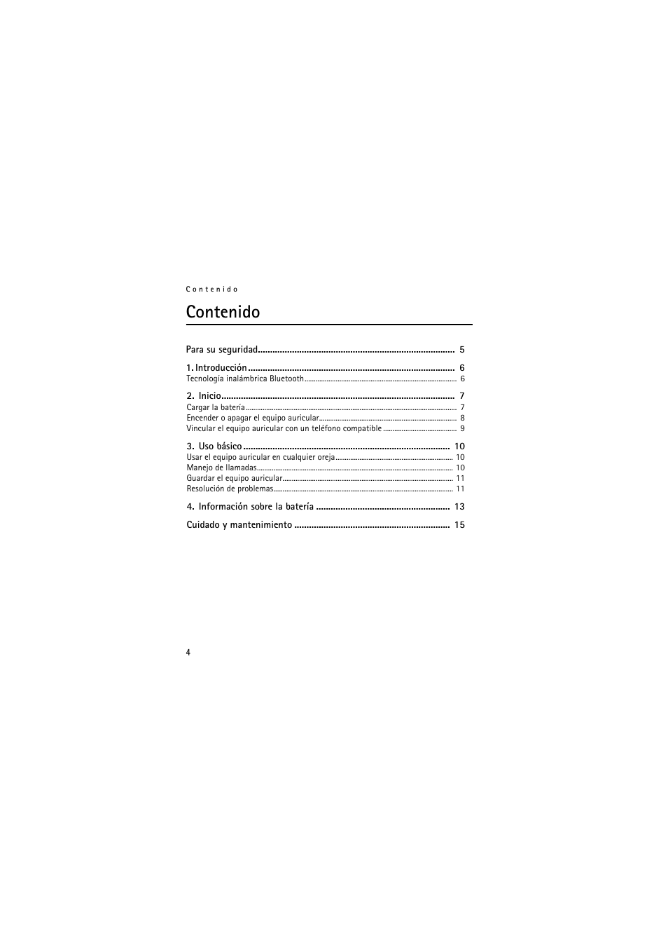 Nokia Wireless Headset HS-36W User Manual | Page 16 / 60