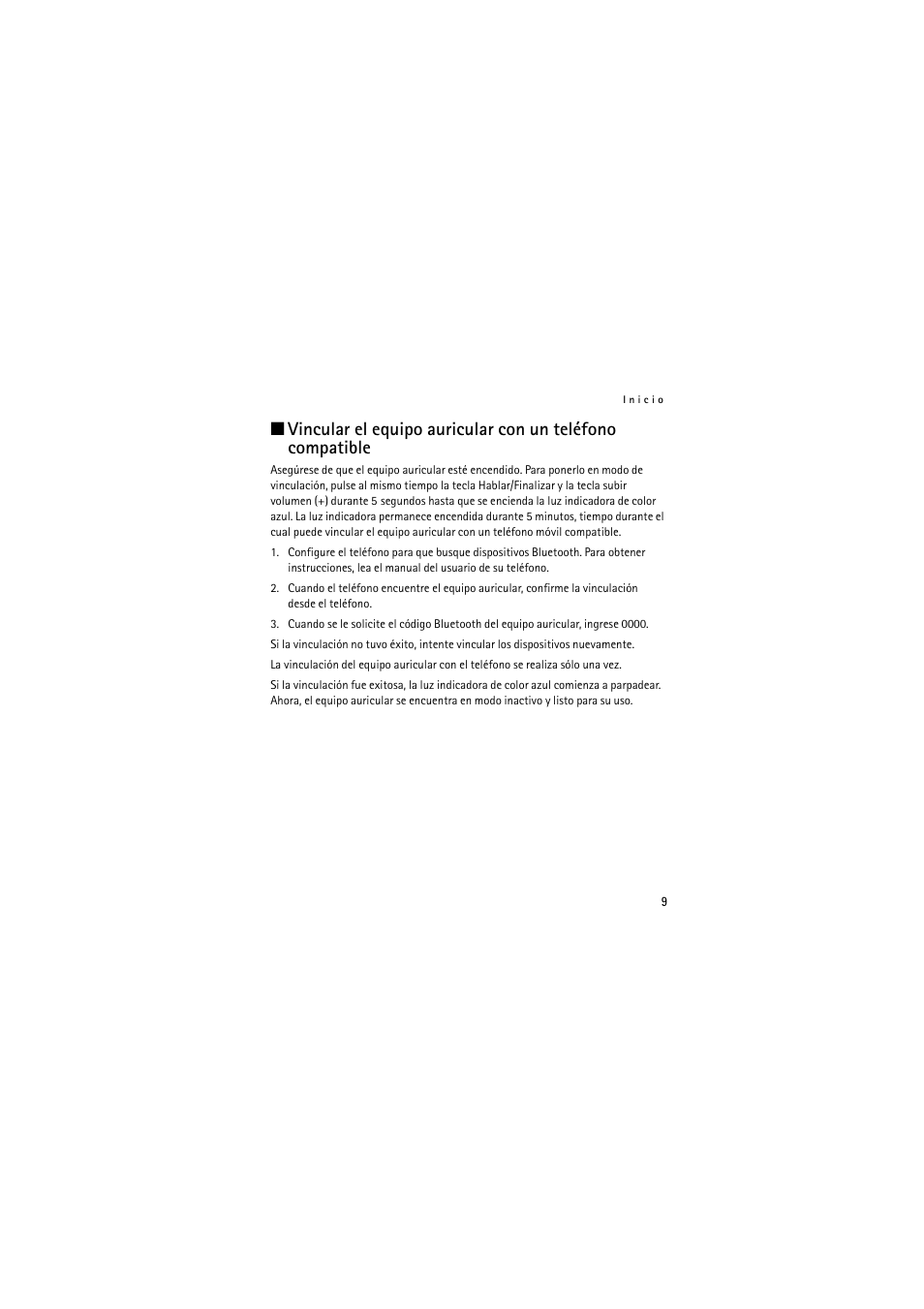 Nokia Wireless Headset HS-36W User Manual | Page 21 / 60