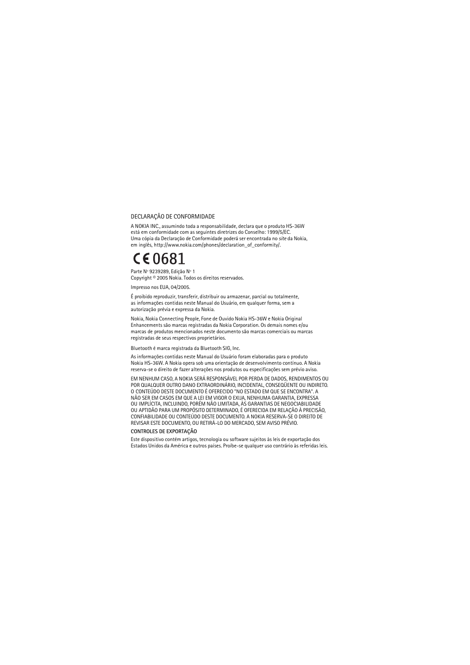 Nokia Wireless Headset HS-36W User Manual | Page 30 / 60