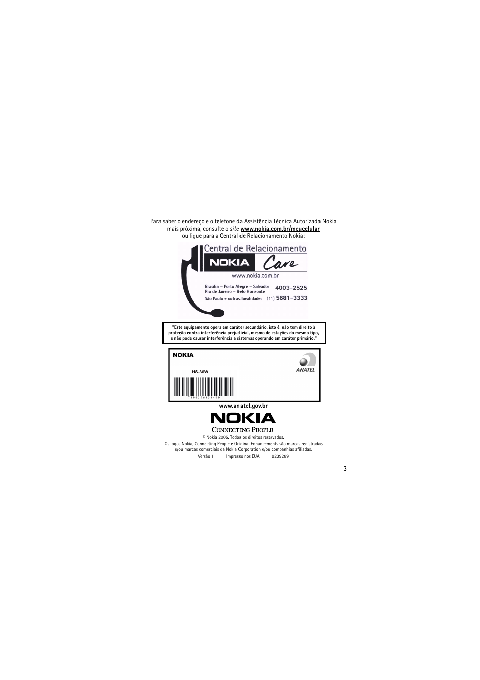 Nokia Wireless Headset HS-36W User Manual | Page 31 / 60