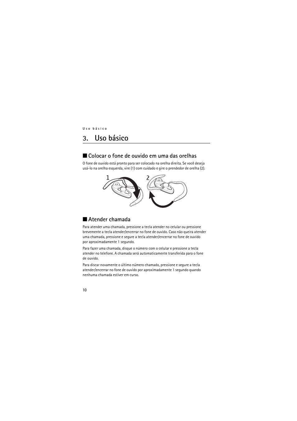 Uso básico | Nokia Wireless Headset HS-36W User Manual | Page 38 / 60