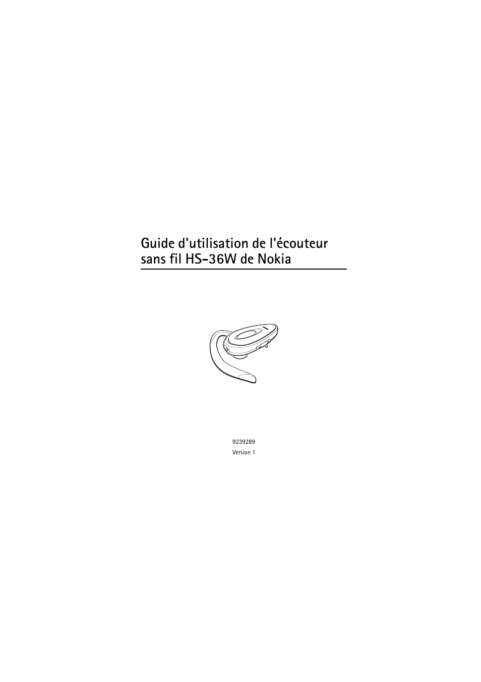 Nokia Wireless Headset HS-36W User Manual | Page 45 / 60