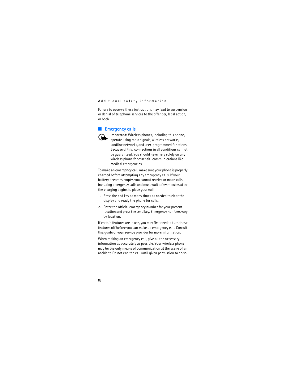 Nokia 6315i User Manual | Page 87 / 97