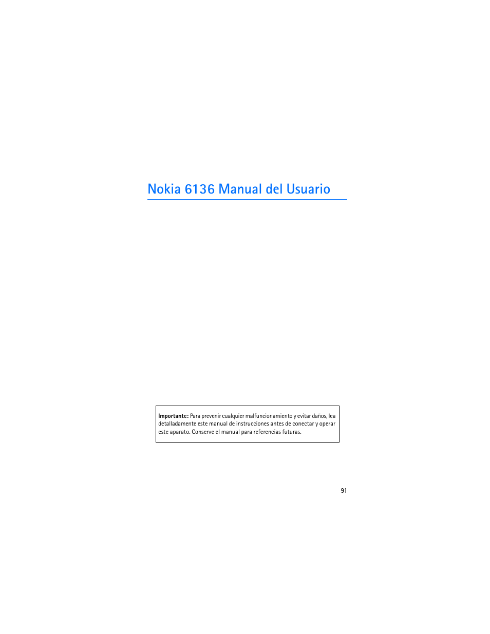 Nokia 6136 manual del usuario | Nokia 6136 User Manual | Page 124 / 225