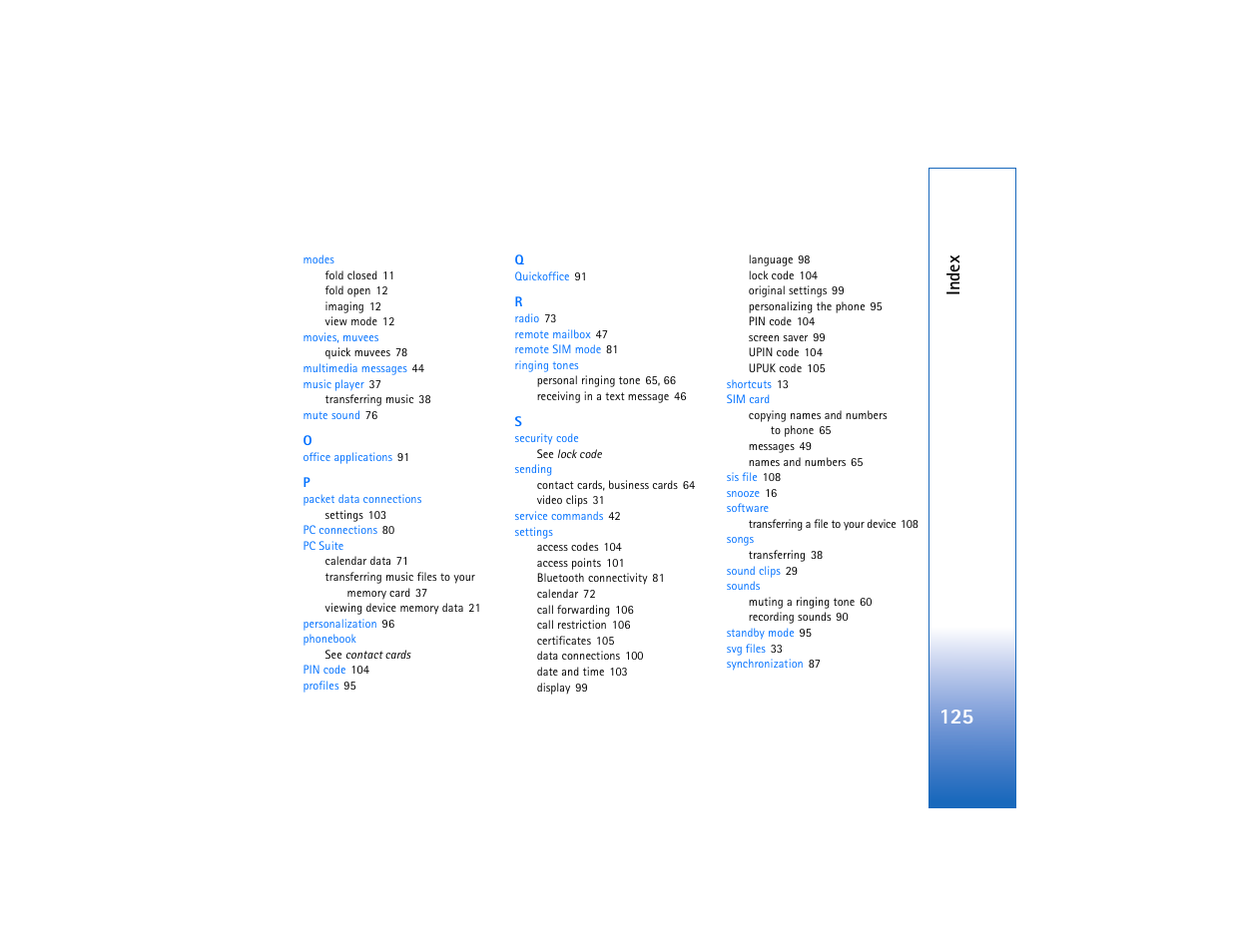 Nokia N93 User Manual | Page 126 / 273