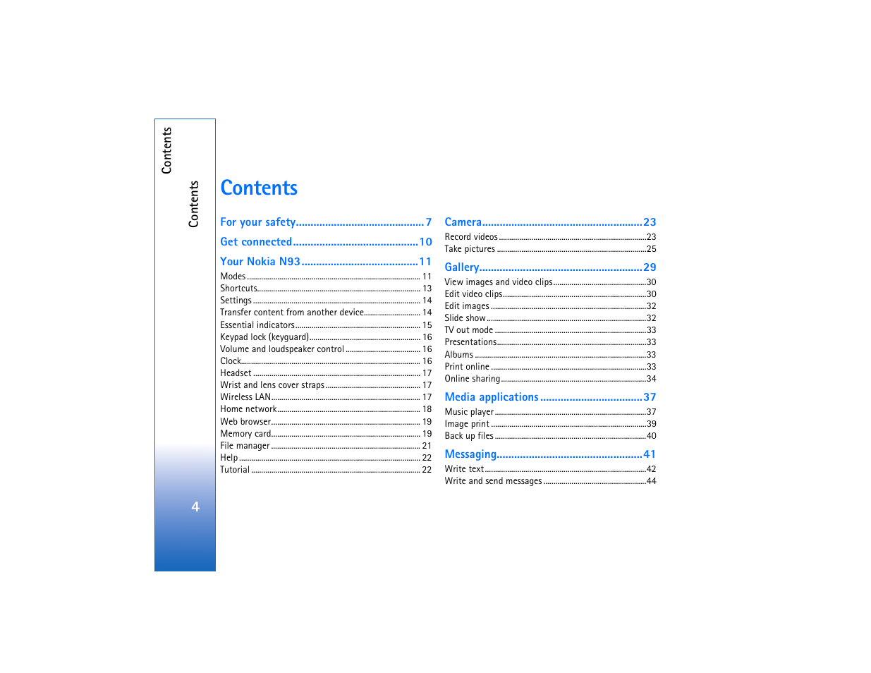 Nokia N93 User Manual | Page 5 / 273