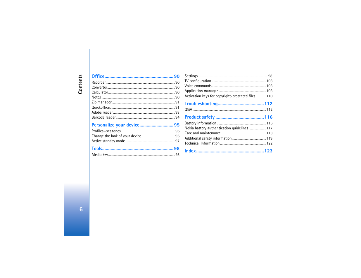 Nokia N93 User Manual | Page 7 / 273