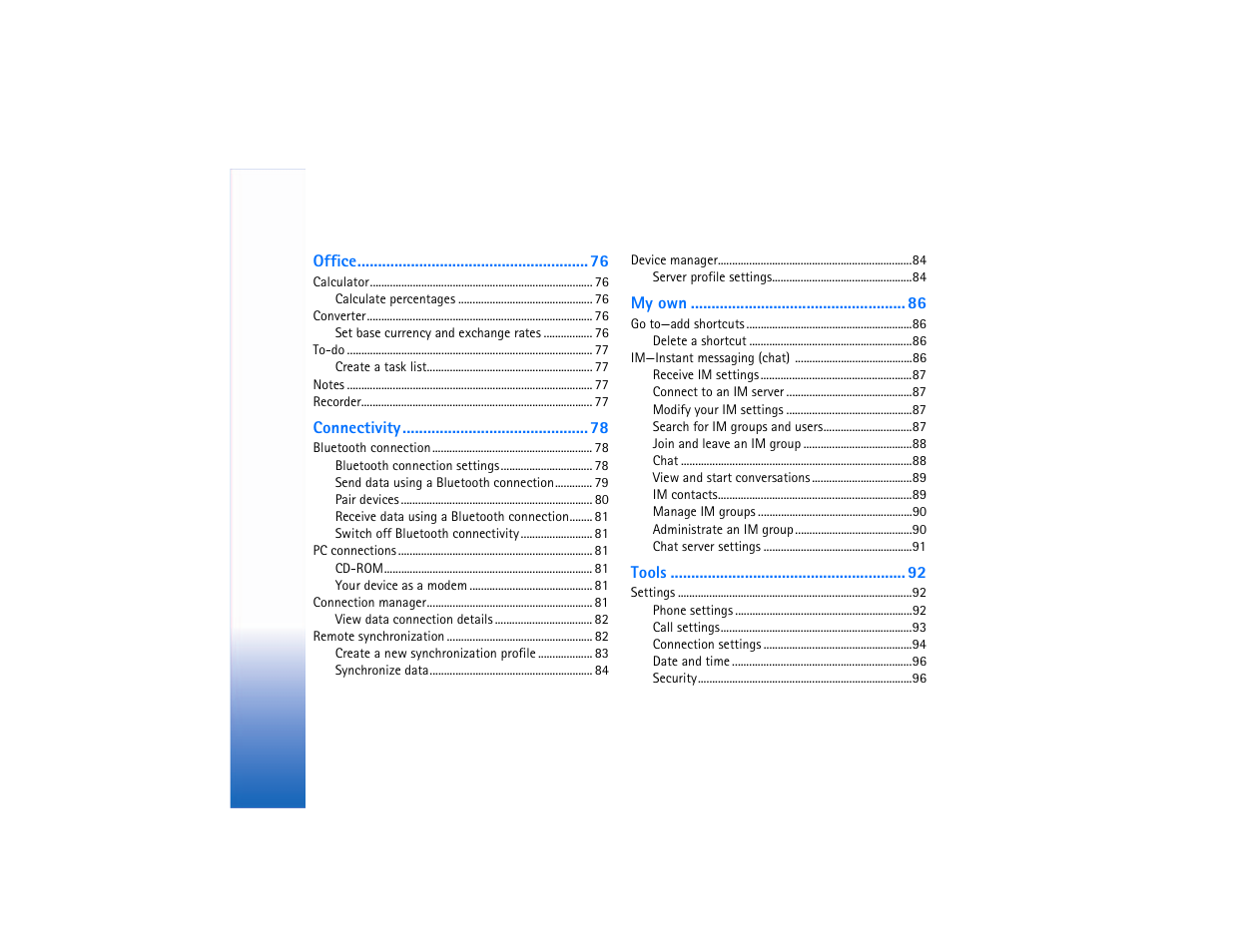 Nokia N90 User Manual | Page 7 / 129