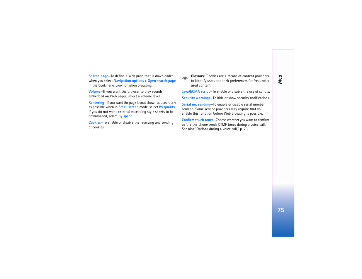 Nokia N90 User Manual | Page 84 / 129