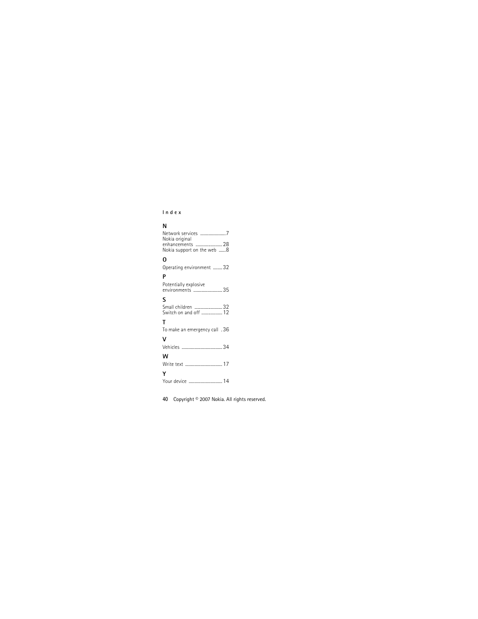 Nokia 1650 User Manual | Page 41 / 41