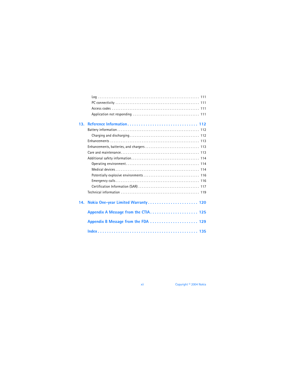 Nokia 6600 User Manual | Page 13 / 161