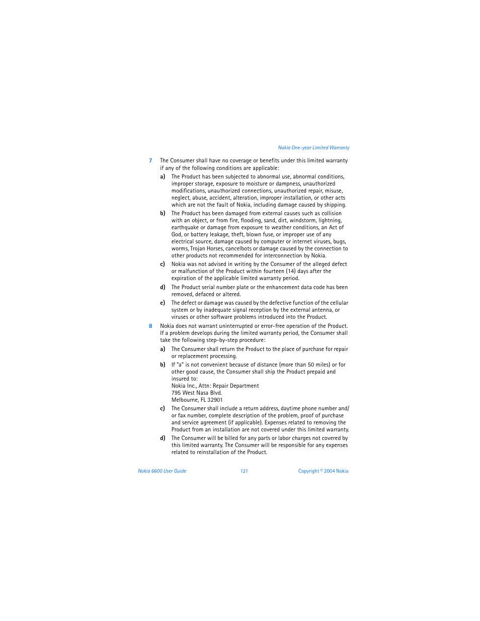 Nokia 6600 User Manual | Page 134 / 161