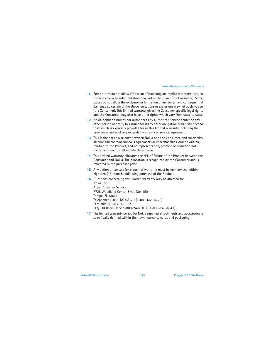 Nokia 6600 User Manual | Page 136 / 161