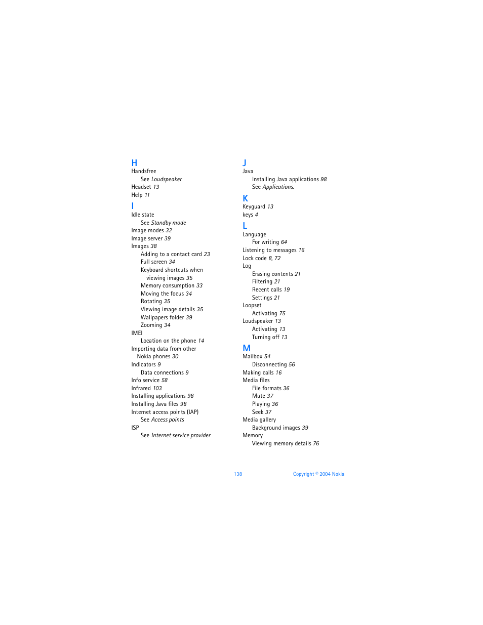 Nokia 6600 User Manual | Page 151 / 161