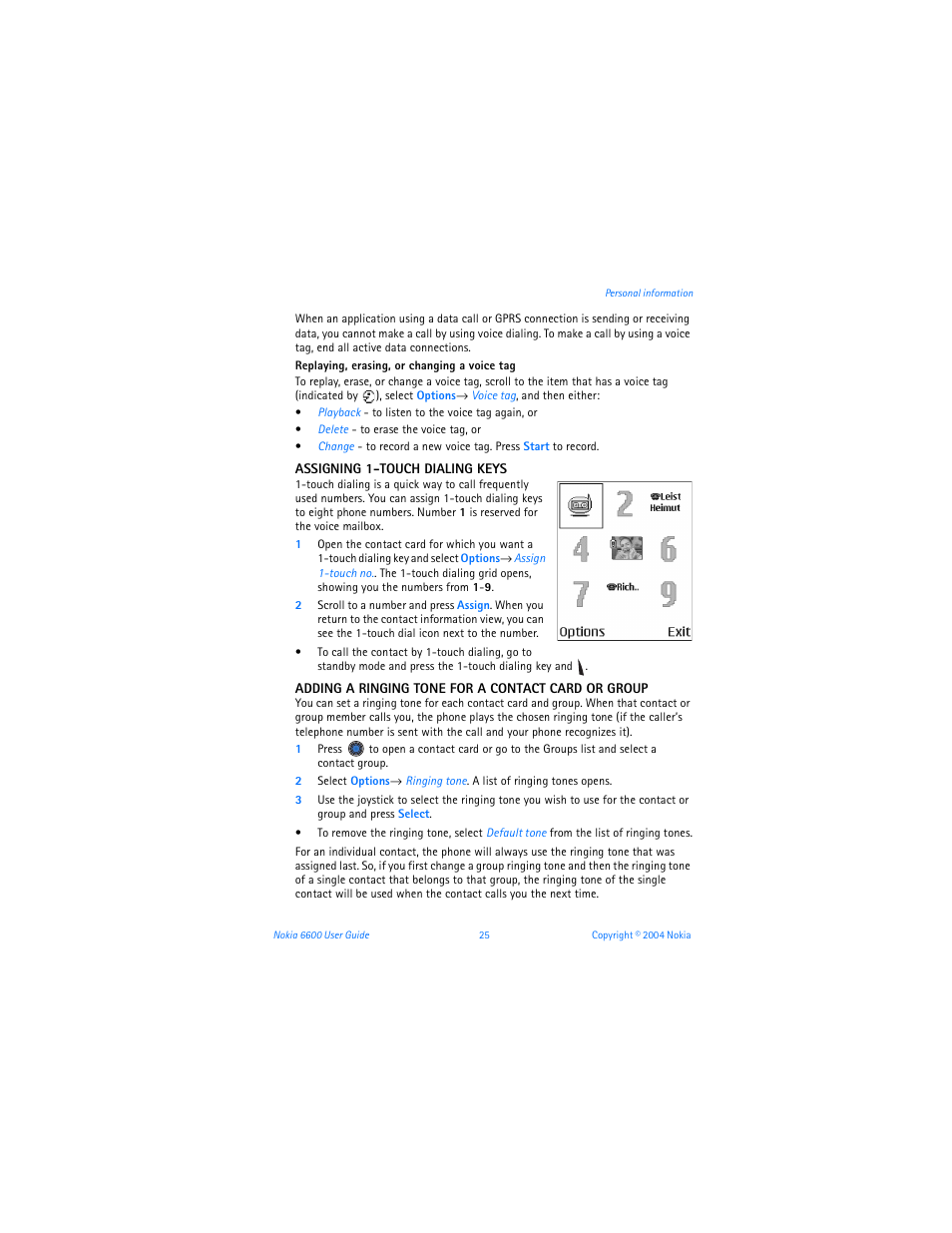 Nokia 6600 User Manual | Page 38 / 161
