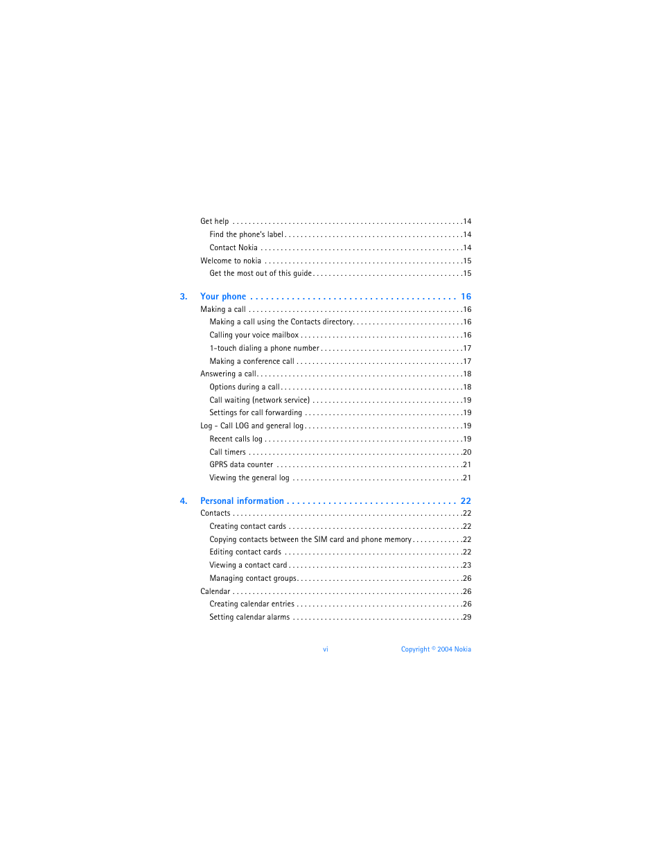 Nokia 6600 User Manual | Page 7 / 161