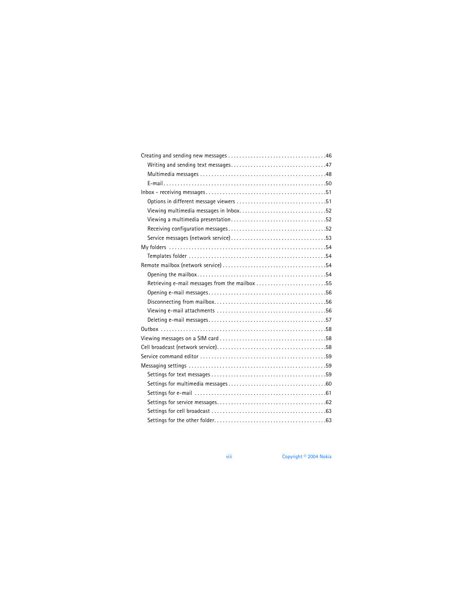Nokia 6600 User Manual | Page 9 / 161