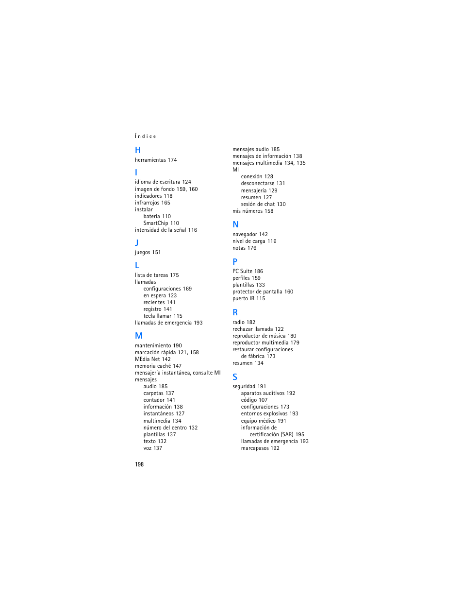 Nokia 6282 User Manual | Page 199 / 201